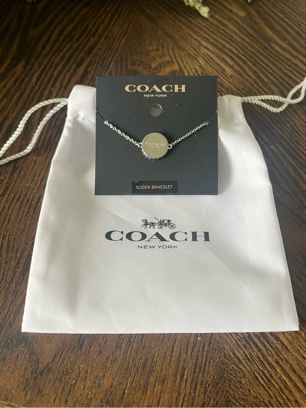 Coach- Bottle Cap Slider Bracelet